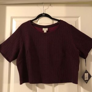 Crop top from Ava & Viv, a plus size target line